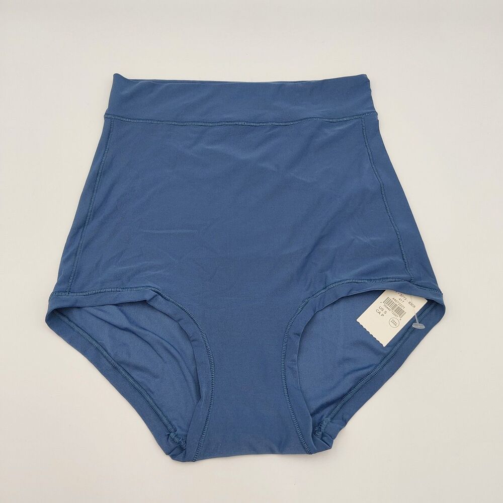AERIE size XXS SMOOTHES EVERYDAY Super High-Rise Boybrief UNDERWEAR Culotte Blue
